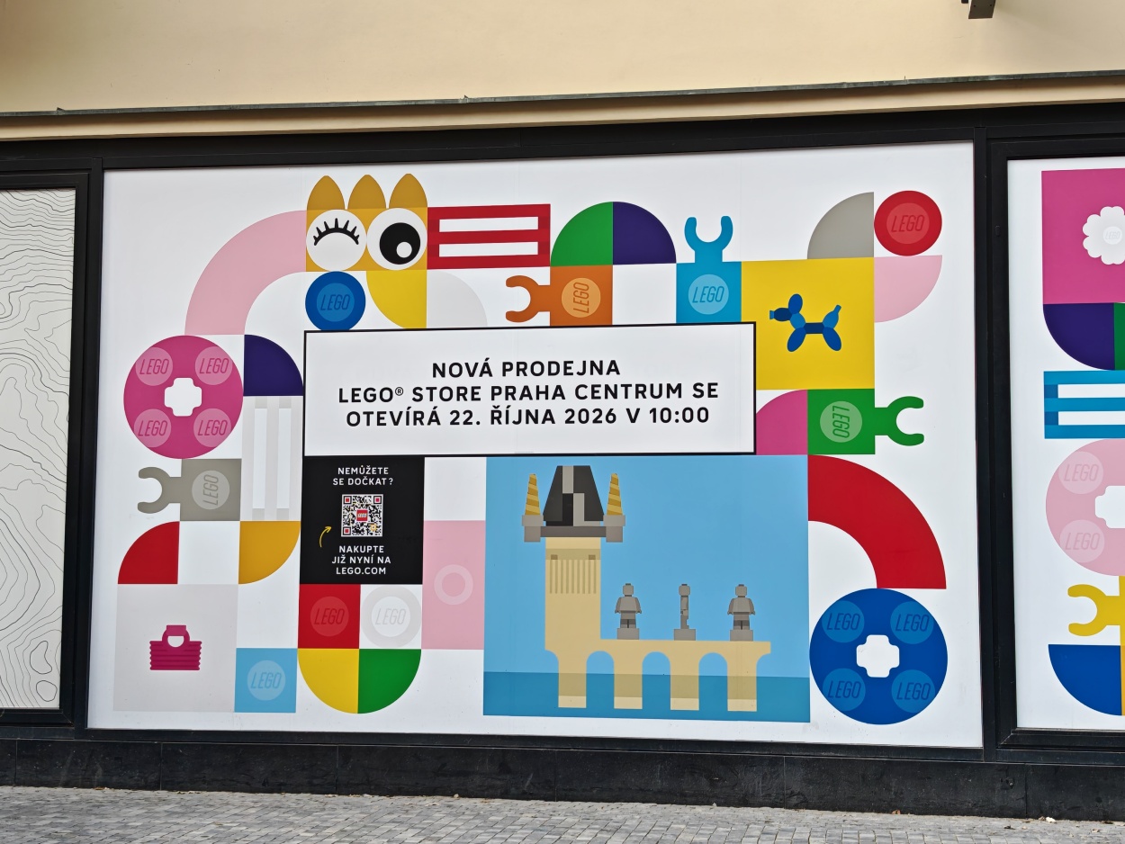 LEGO Store Praha Centrum na Příkopech – fotografie HMG