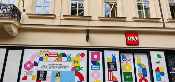 LEGO Store Praha Centrum na Příkopech – fotografie a podklady HMG / LEGO